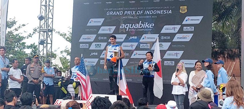 Pembalap Aquabike Asal Francis Raih Posisi Pertama Aquabike Endurance Word Championship Dairi Cup