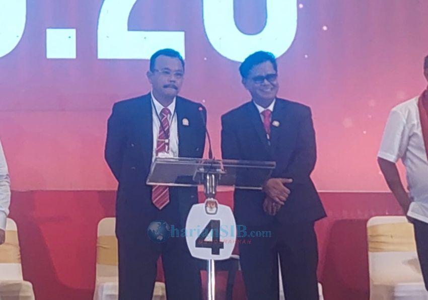 Rimso Maruli Sinaga-Barita Sihite 'Bintang' Debat Publik Calon Bupati/Wakil Bupati Dairi