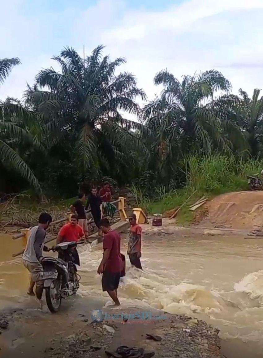 Curah Hujan Tinggi, Sejumlah Wilayah di Labusel Dilanda Banjir