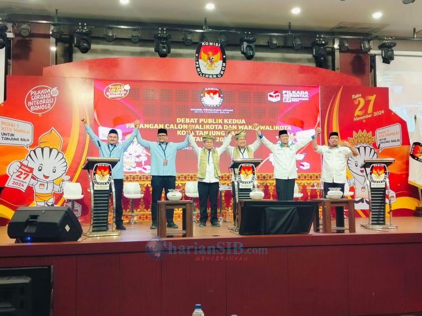 KPU Gelar Debat Publik Kedua Paslon Wali Kota dan Wakil Wali Kota Tanjungbalai