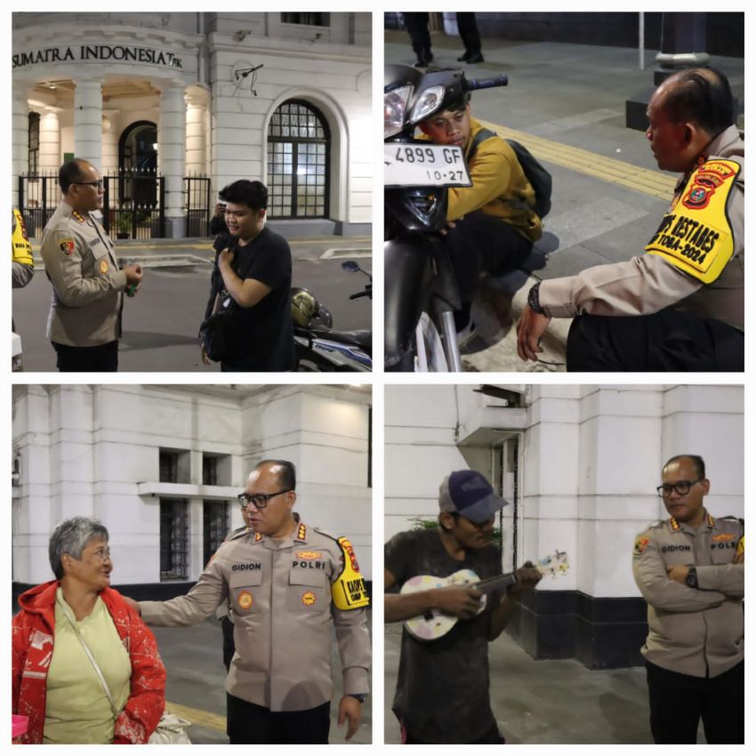 Kapolrestabes Medan Pimpin Apel Patroli Skala Besar dan Patroli Dialogis