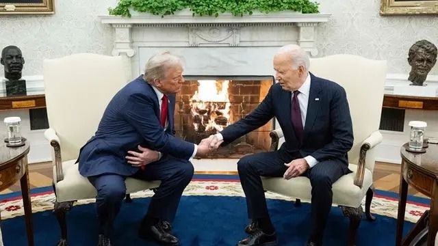 Biden dan Trump Bertemu di Gedung Putih, Pastikan Transisi Berjalan Mulus