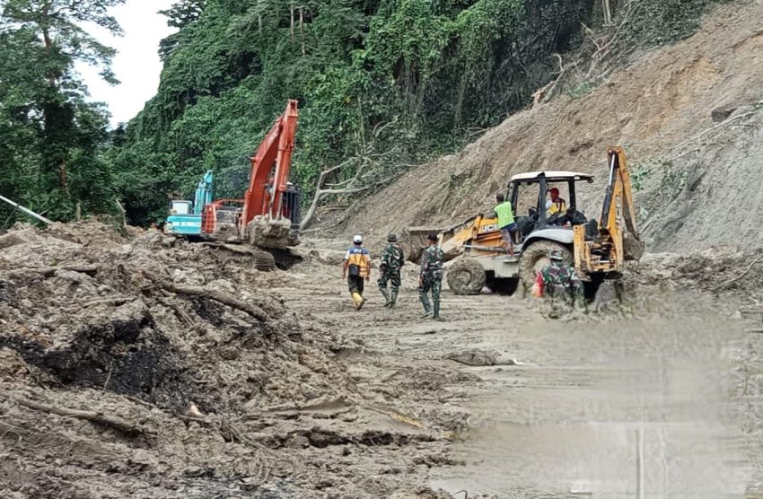 Jalan Jamin Ginting Kawasan Sibolangit Belum Dibuka untuk Umum, Tim Fokus Penanganan Longsor