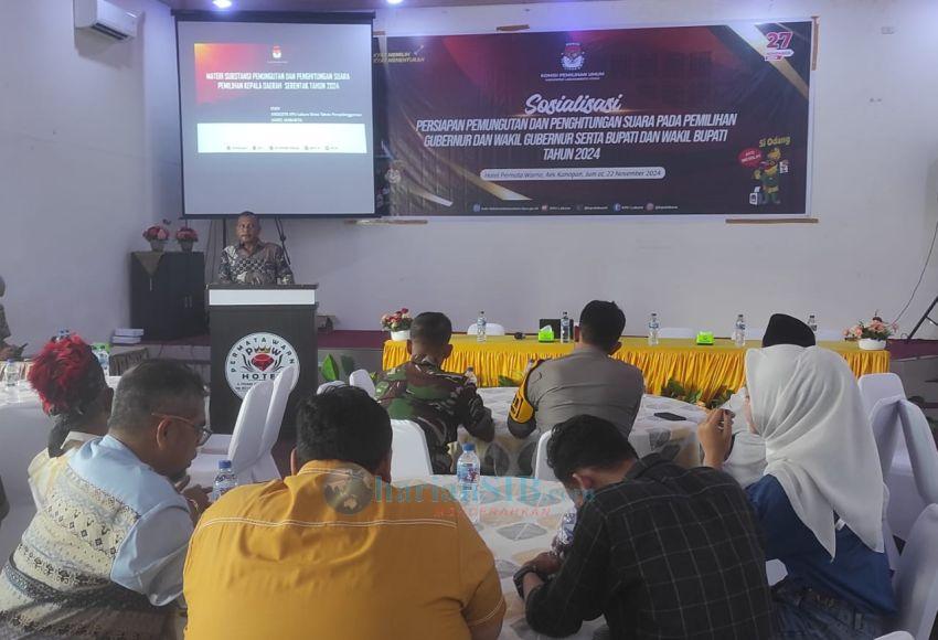 KPU Labura Sosialisasikan Persiapan Putung Suara Pilkada 2024