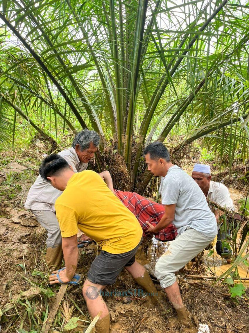 Seorang Warga Tanjung Botung Ditemukan Tewas di Pinggir Sungai Galanggang