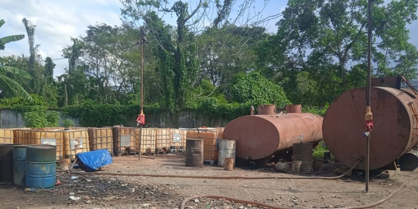 Warga Geruduk Gudang BBM, Polres Langkat Amankan Sekurangnya 4 Ton BBM