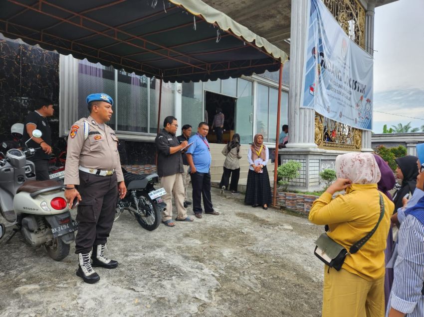 Polres Tanjungbalai Perketat Pengamanan Kegiatan Sortir dan Pelipatan Surat Suara Pilkada