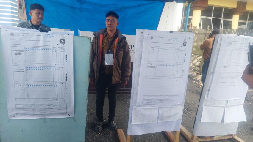 Penghitungan Surat Suara Pilkada Serentak di Dairi Masih Berjalan Lancar dan Aman