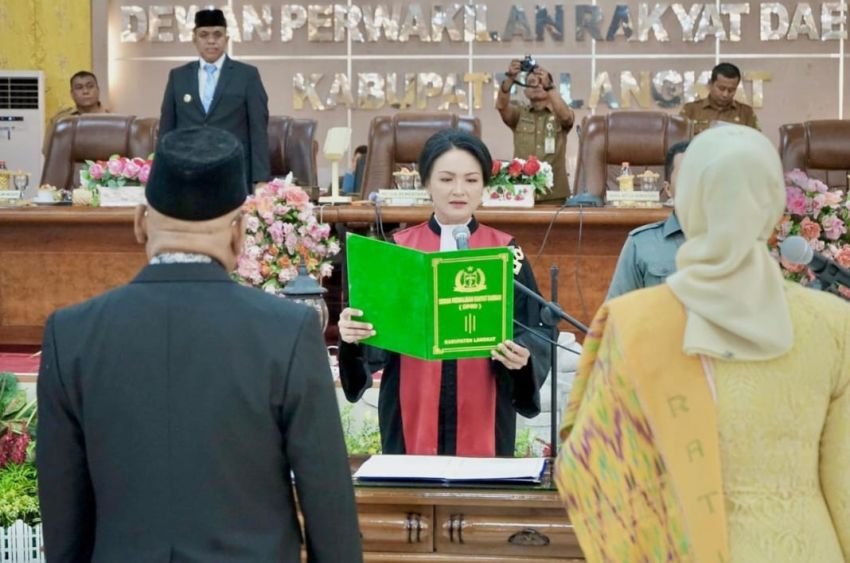 Pimpinan DPRD Langkat Periode 2024-2029 Dilantik
