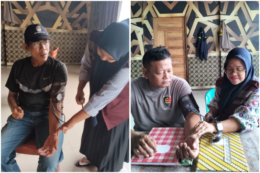 Kasi Dokes Pimpin Kegiatan Rikes Personel Pengamanan Kantor KPU Tanjungbalai