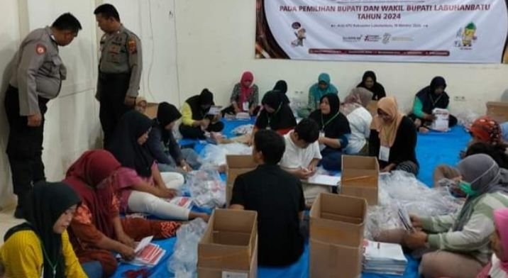 Polres Labuhanbatu Perketat Pengamanan Gudang Logistik KPU
