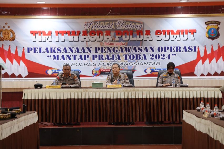 Polres Pematangsiantar Terima Kunker Tim Was Ops Itwasda Polda Sumut