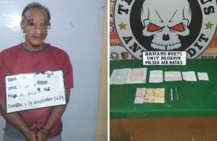 Jurtul Judi Tebak Angka di Aekkorsik Labura Ditangkap Polisi