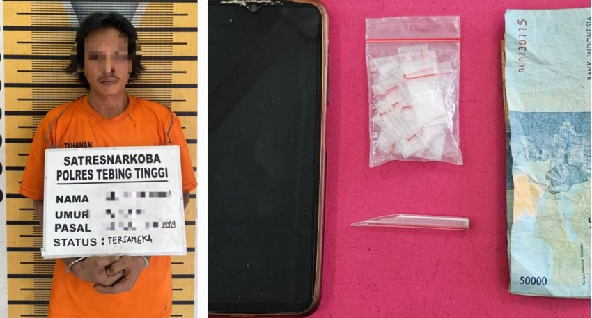 Sat Res Narkoba Polres Tebingtinggi Ringkus Pemilik Sabu di Sergai