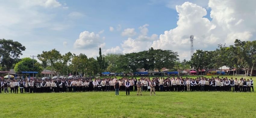 Bawaslu Sergai Gelar Apel Siaga, Patroli Pengawasan, dan Deklarasi Tolak Politik Uang