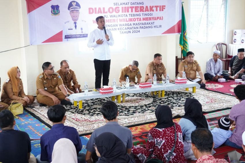 Melalui Program Wak Men, Pj Wali Kota Tebingtinggi Dengar Aspirasi Warga