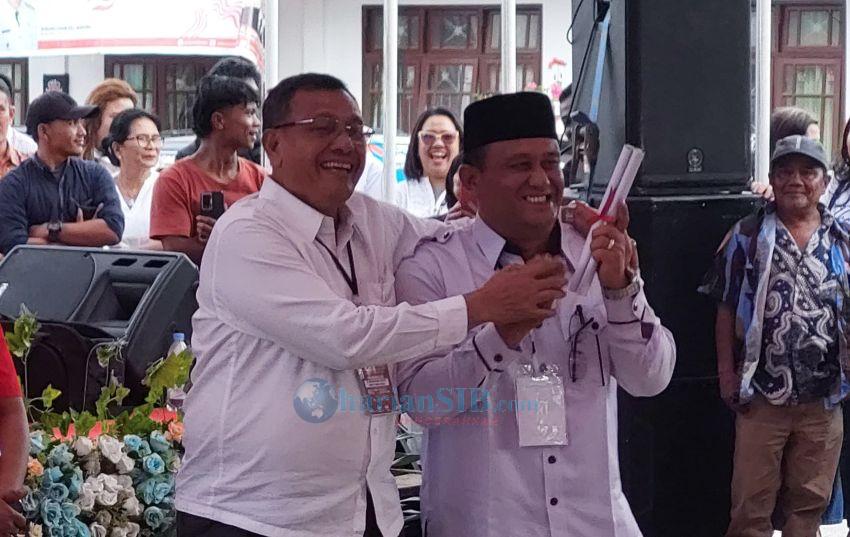 Pilkada di Dairi Berjalan Lancar, Vickner Sinaga- Wahyu Daniel Sagala Unggul