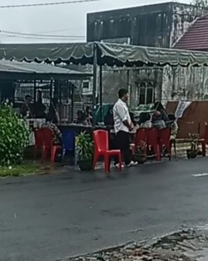 Diguyur Hujan, Sejumlah TPS di Kelurahan Lestari Kisaran Masih Sepi Pemilih