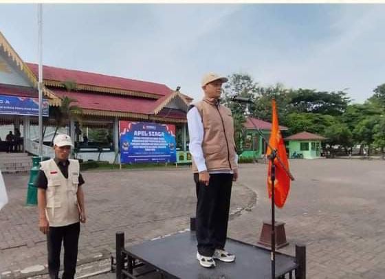 Bawaslu Tebingtinggi Gelar Apel Siaga Masa Tenang