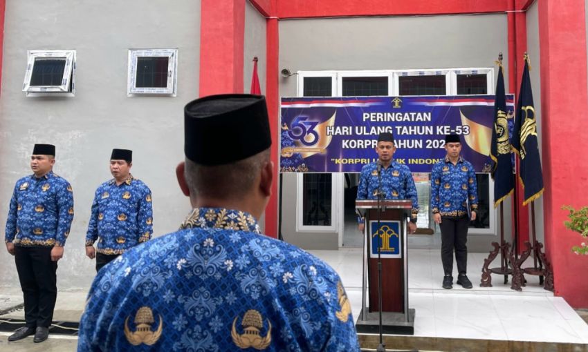 HUT Ke-53 KORPRI Lapas Lubukpakam Sampaikan 7 Pesan Dukung Pemerintah
