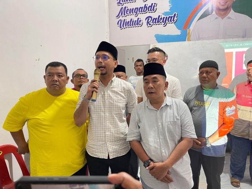 Raih 54 Persen Suara, Fery-Syahdian Deklarasikan Kemenangan di Pilkada Labusel