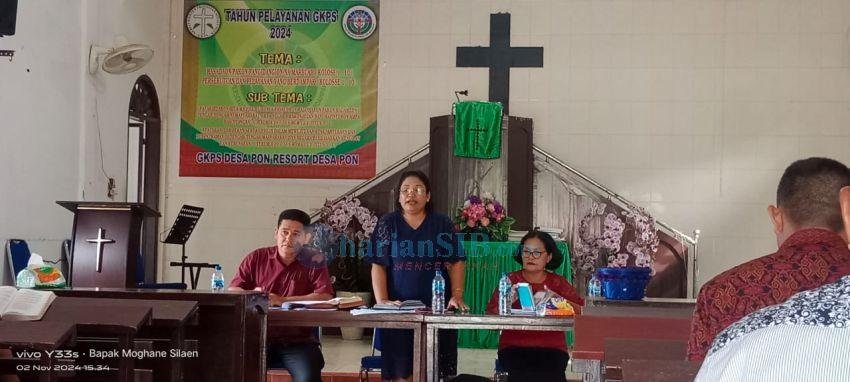 Rakor GKPS Ressort Desa Pon Susun Program Pelayanan Tahun 2025