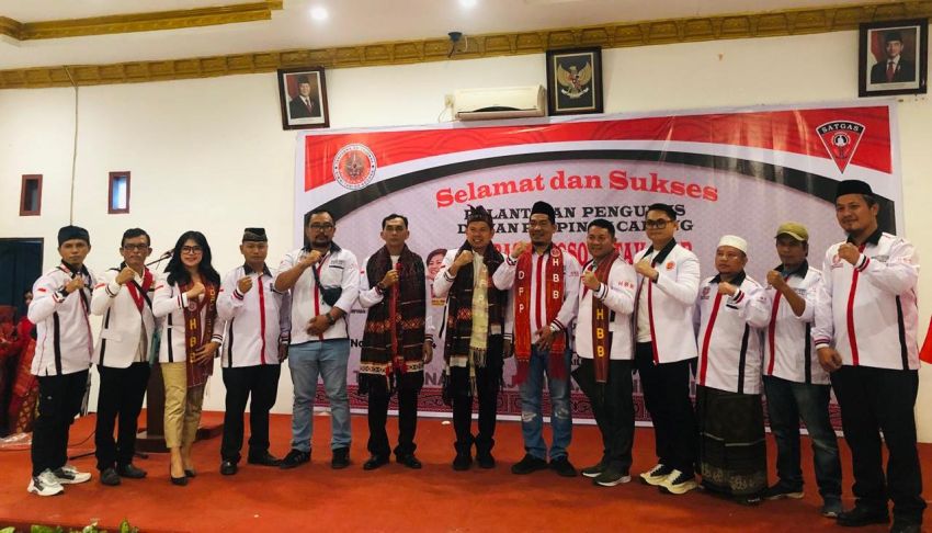 Korwil HBB Tabagsel Bersama 5 DPC Dilantik, Siap Menangkan Boby-Surya
