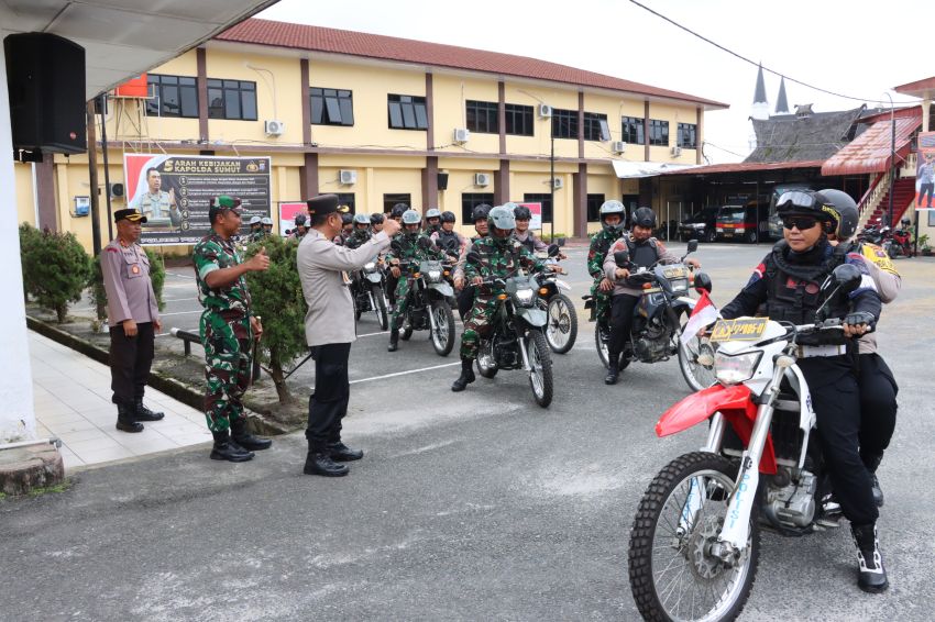 Kapolres Pematangsiantar Pimpin Patroli Gabungan Jaga Keamanan Pilkada 2024