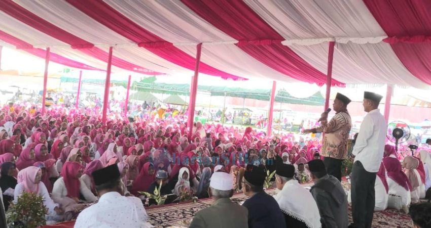 Ibu-ibu Seirampah Komit Menangkan Dambaan di Pilkada Sergai