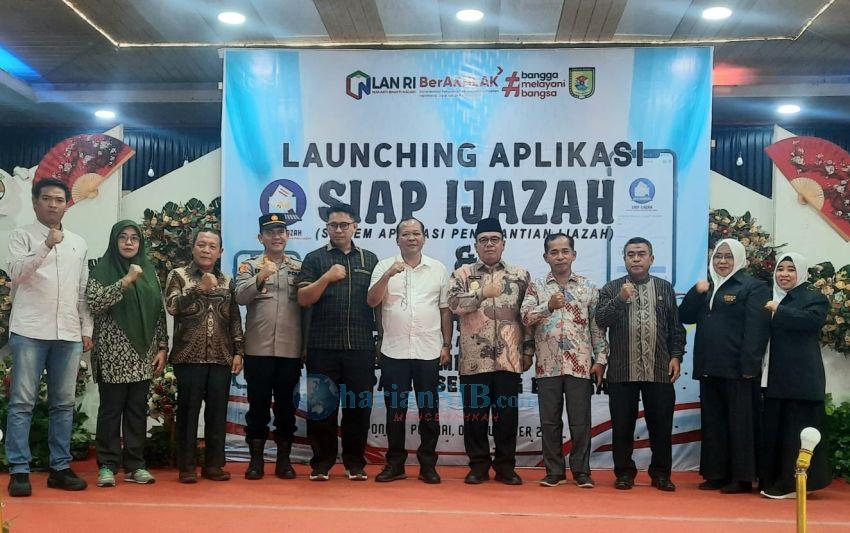 Pertama di Indonesia, Pjs Bupati Launching Aplikasi Siap Ijazah dan Simutia Online Disdik Sergai