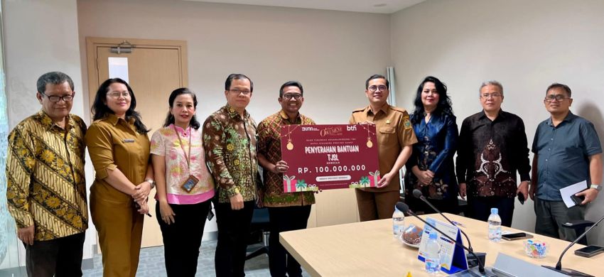 BTN Dukung Aksi Sosial Kemasyarakatan Natal Oikumene Sumut 2024