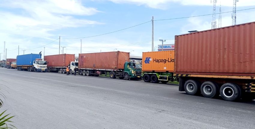 Logistik Aquabike Jet Ski World Championship 2024 Tiba di Pelabuhan Belawan