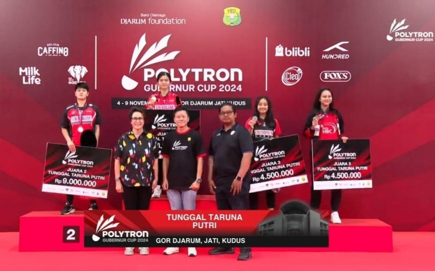 Kalah Rubber Game, Nia Matondang Gagal Juara Kejuaraan Bulutangkis Polytron Gubernur Cup 2024 di Kudus