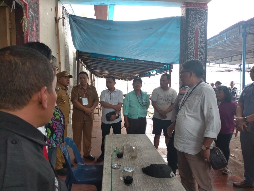 KPU dan Bawaslu Taput dan Forkopimda Monitoring Pembentukan TPS