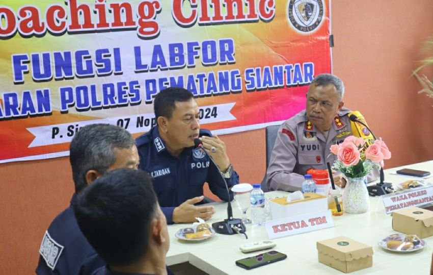 Polres Pematangsiantar Terima Kunker Tim Labfor Polda Sumut