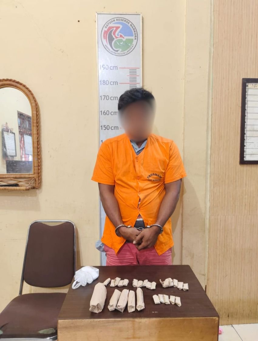 Polisi Amankan Terduga Pelaku Narkotika di Langkat