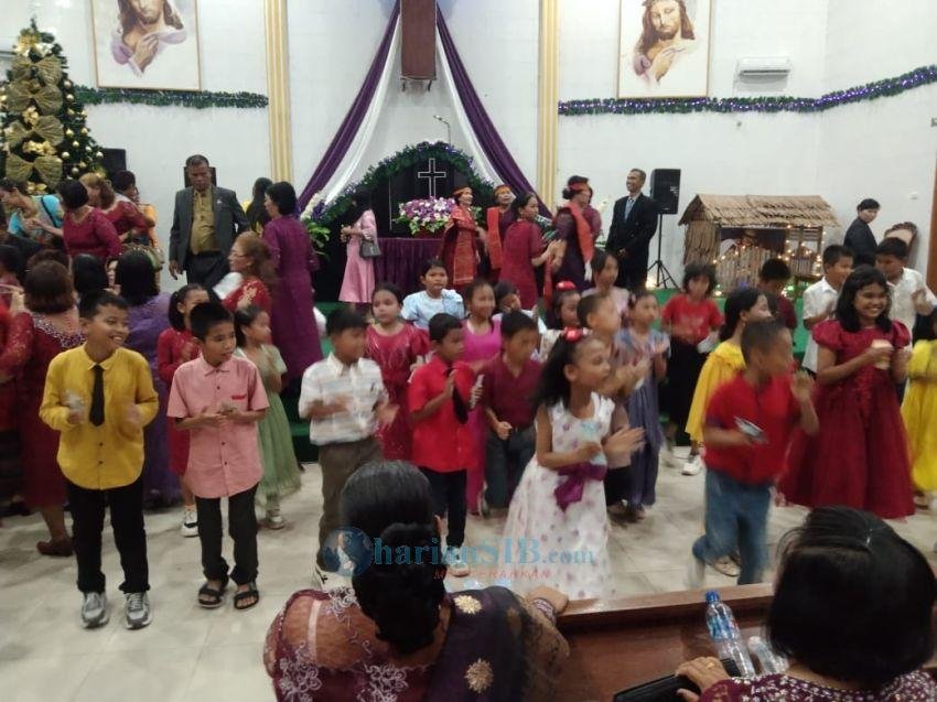 PSSSI-BBI Rantauprapat Rayakan Natal Penuh Suka Cita