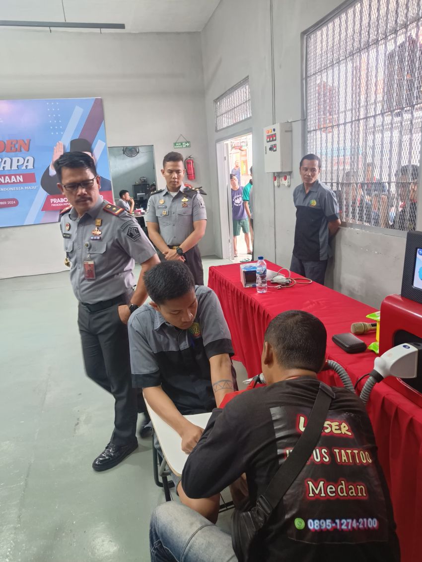Lapas Pancurbatu Gelar Program Penghapusan Tato untuk Warga Binaan