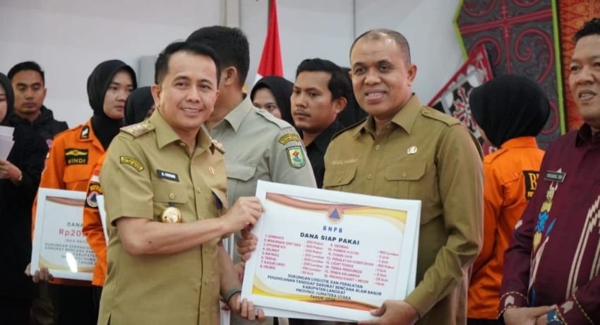 Pj Bupati Langkat Hadiri Rapat Penanganan Banjir