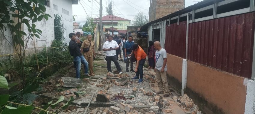 Tembok Pagar SPBU Roboh, Dua Tewas dan Satu Luka Parah