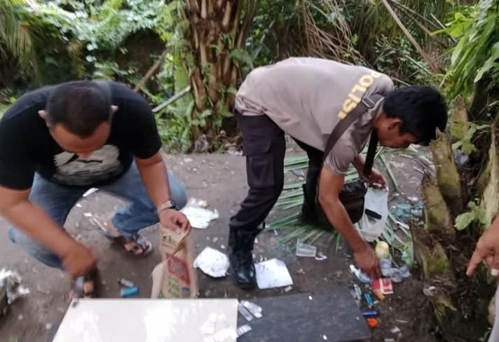 Polisi Gerebek Sarang Narkoba di Linggatiga, Bong dan Alat Isap Dimusnahkan
