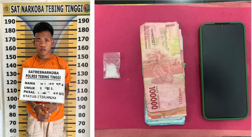 Diduga Miliki Sabu, Pria Pengangguran Diringkus Polres Tebingtinggi di Bajenis