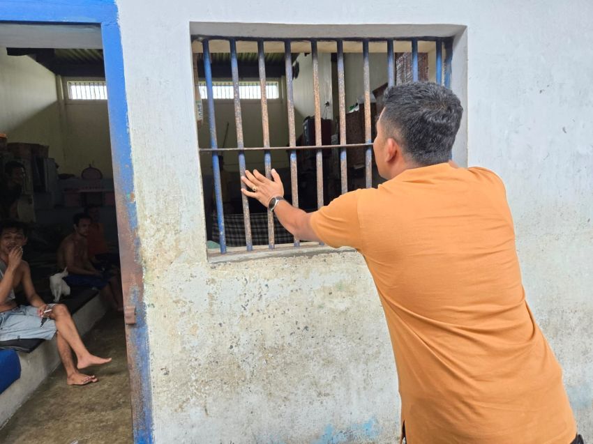 Jelang Tahun Baru, KPLP Lapas Tanjungbalai Asahan Deteksi Seluruh Blok Hunian