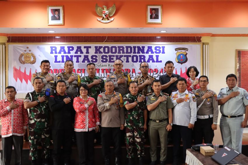 Kesiapan Ops Lilin Toba 2024, Polres Pematangsiantar Rakor Bersama Instansi Terkait