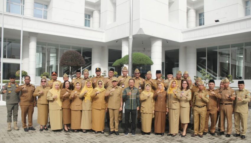 Apel Pelepasan Purna Tugas Sekdaprov Sumut, Pj Gubernur Fatoni Ingatkan ASN Terus Lakukan Inovasi