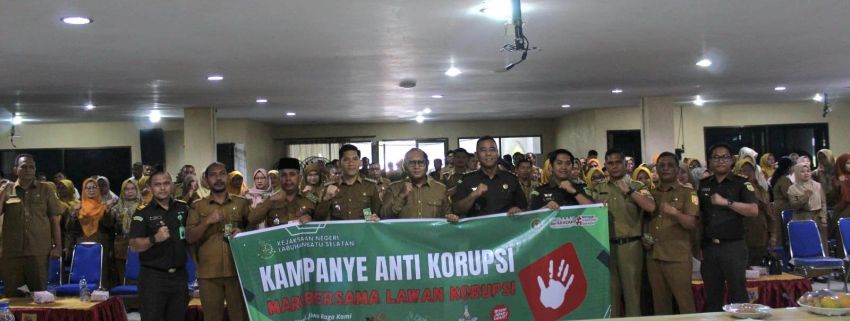 Peringatan Hakordia 2024, Kejari Labusel Gelar Penerangan Hukum