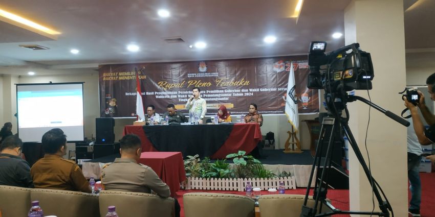 KPU Kota Pematangsiantar Gelar Rapat Pleno Terbuka Rekapitulasi Hasil Penghitungan Suara Pilkada 2024