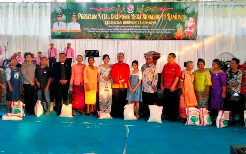 Anggaran dari Dana Desa, Perayaan Natal Oikumene Kecamatan Beringin Sukses