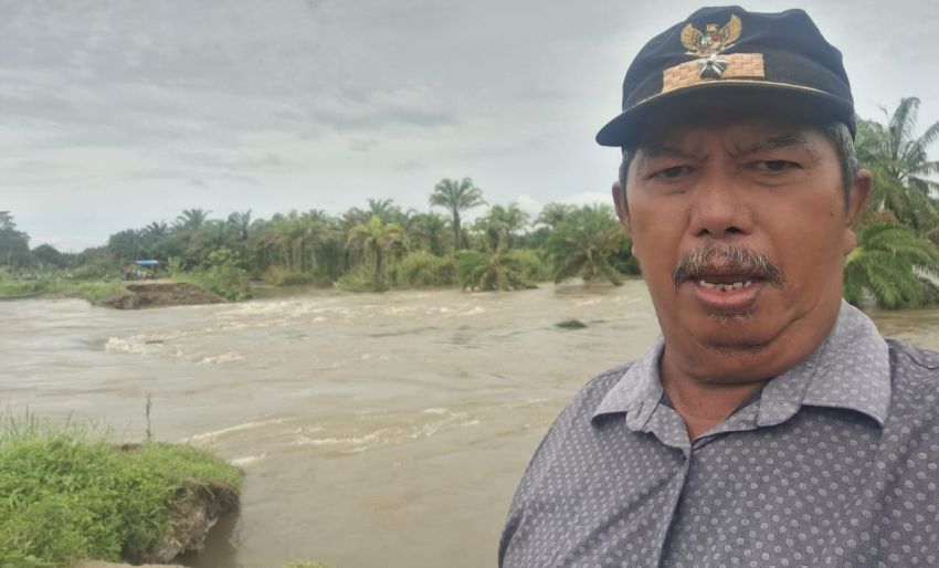 Sungai Kualuh Meluap, 371 Rumah Tergenang di Sialangtaji Labura