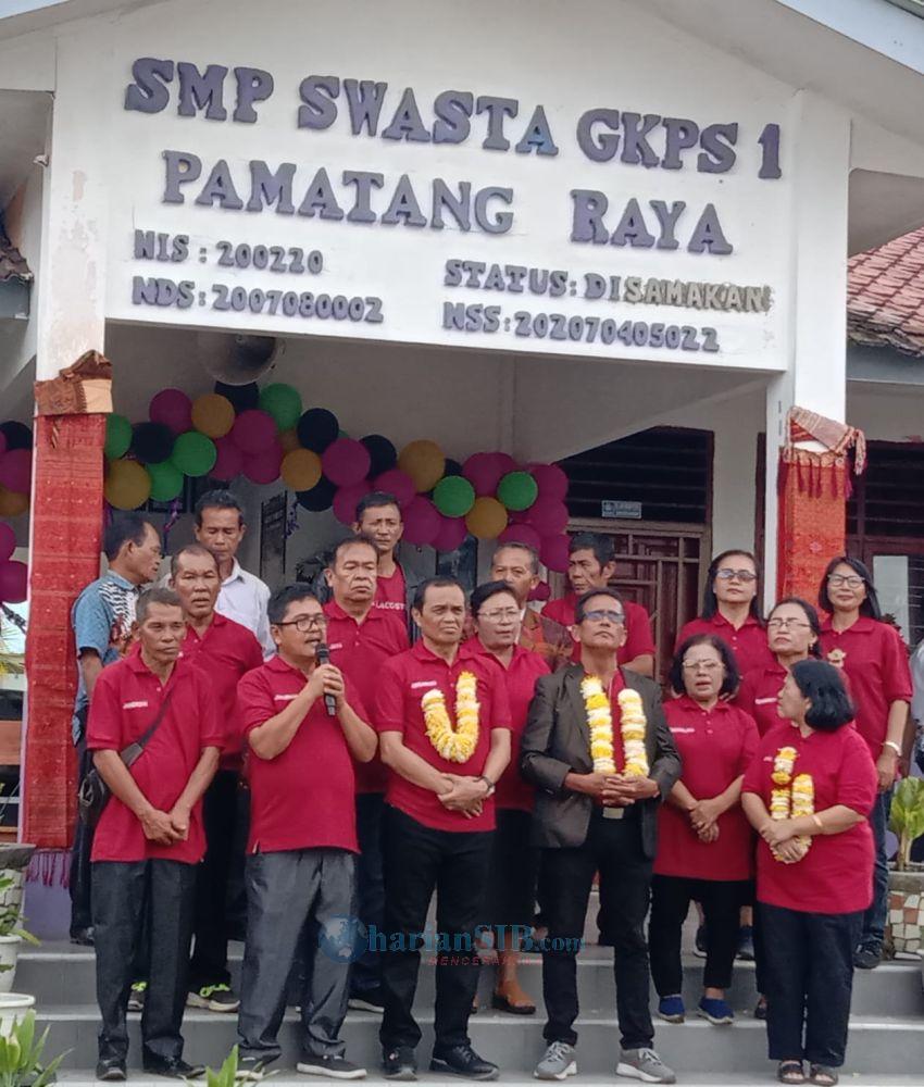 Jon Sarman Saragih Hadiri Reuni Angkatan 81 SMP GKPS 1 Pamatangraya